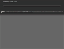 Tablet Screenshot of casaalcaide.com